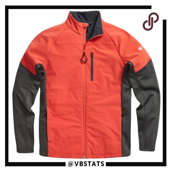 Oros Apparel Men's Discovery Hybrid Jacket Size Medium Color Red Rock - Picture 1 of 9
